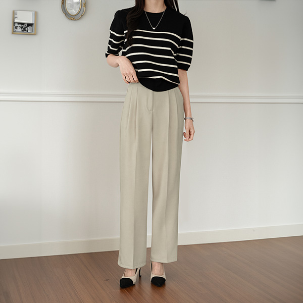 [Planning] Le Pintuck Wide Slacks