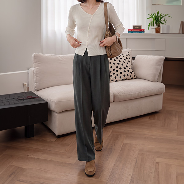 [Planning] Le Pintuck Wide Slacks