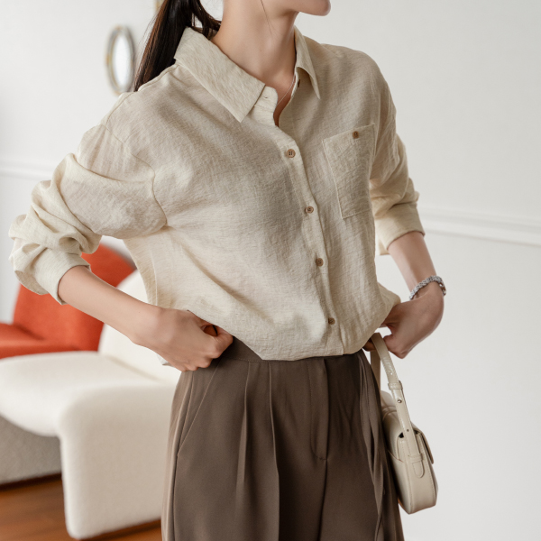 [valyou] 밑단 string 포켓 Shirt