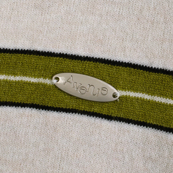 Hopes Horizontal Striped Collar Knitwear