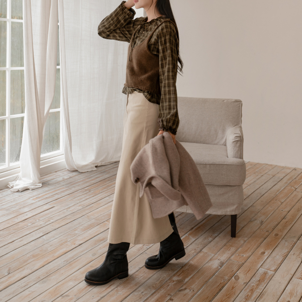 Knuts Check Bustier Set