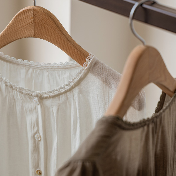 Melt Pintuck Lacey Blouse