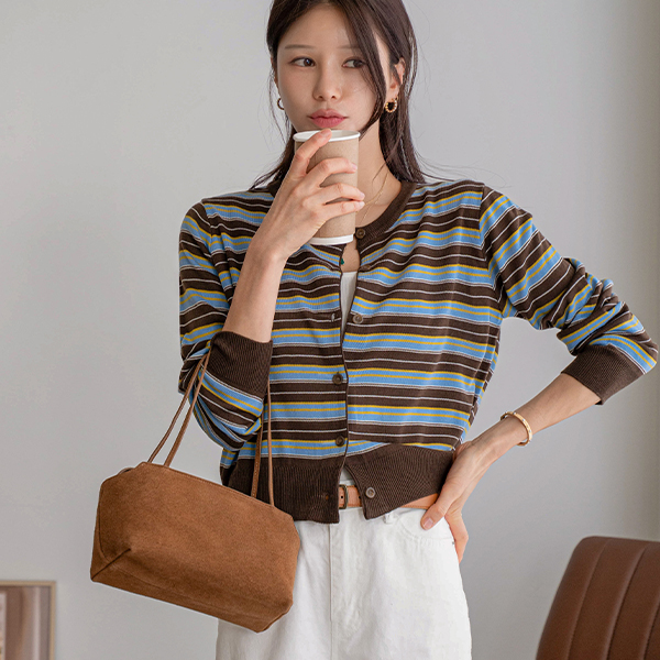 Moa Multi Stripe Cardigan