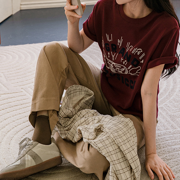 Autumn Wide Cotton Banding Pants