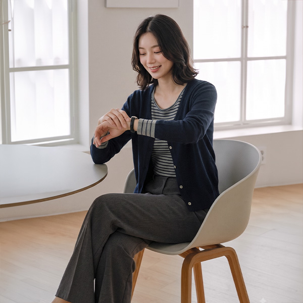 Coco Color Matching Cardigan Layered Knitwear