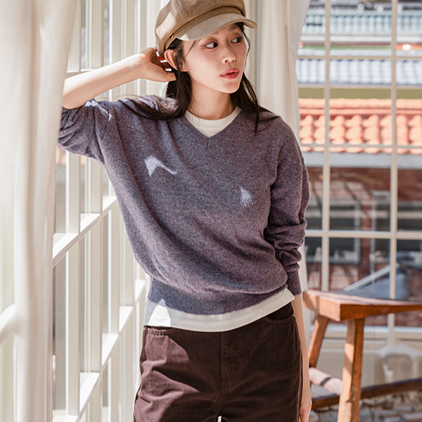 Heaven Basic V-Neck Knitwear
