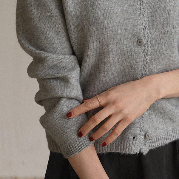 Cozy Wave Line Cardigan