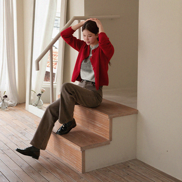 Cozy Wave Line Cardigan