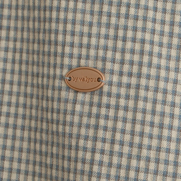 [valyou] Edge Pendant Check Shirt