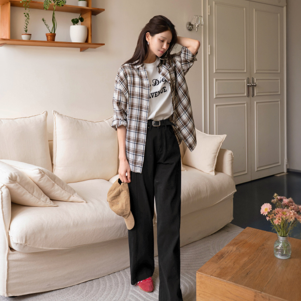 [Special planned price] Autumn Tartan Check Shirt