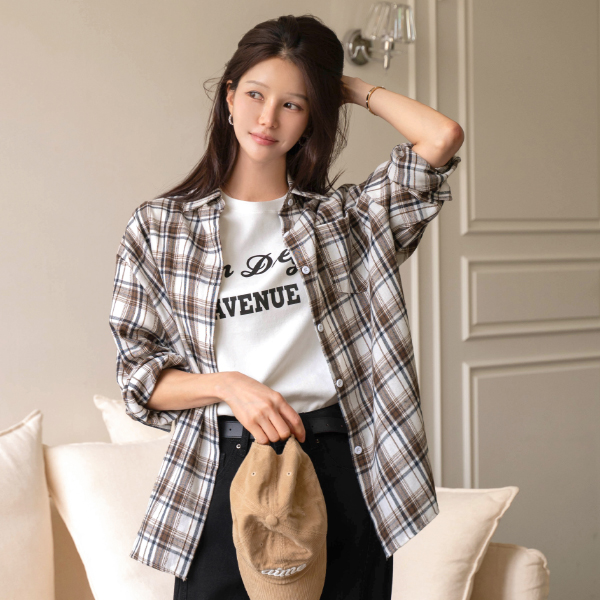 [Special planned price] Autumn Tartan Check Shirt