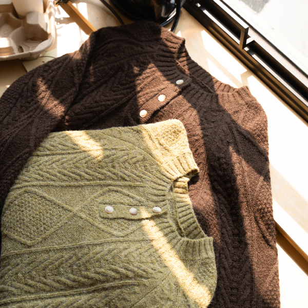 Alpaca Twiddle Wool Henry Neck Knitwear