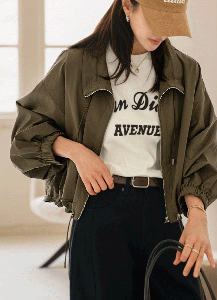 Autumn Daily Neck String Jumper Korea