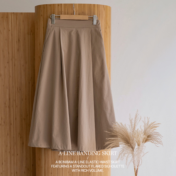 보니밤 Aline Banding Skirt