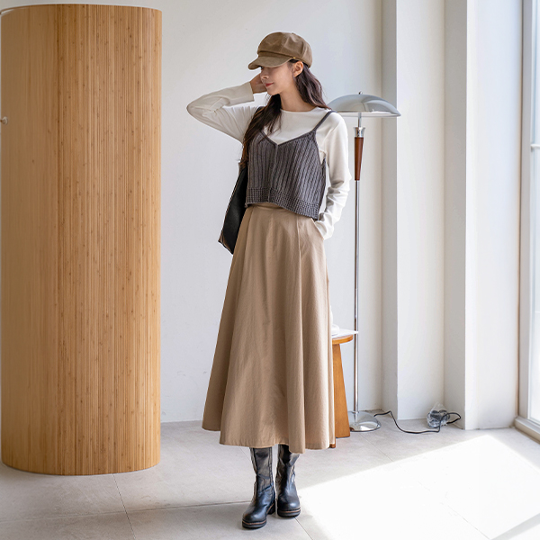 보니밤 Aline Banding Skirt