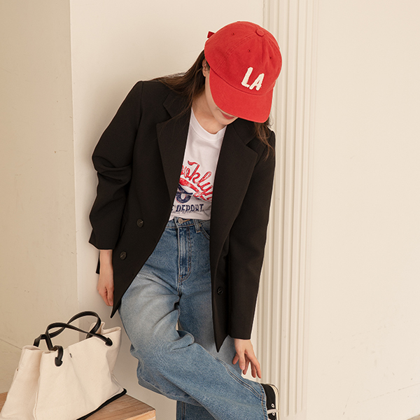 [valyou] 렌 double 버튼 Span Jacket