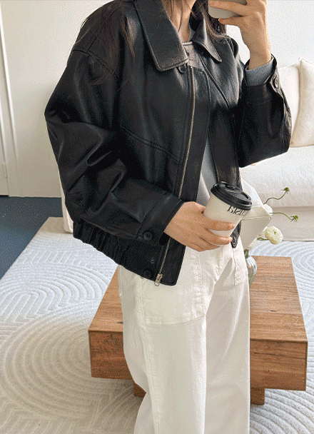 Off Leather Jacket Korea
