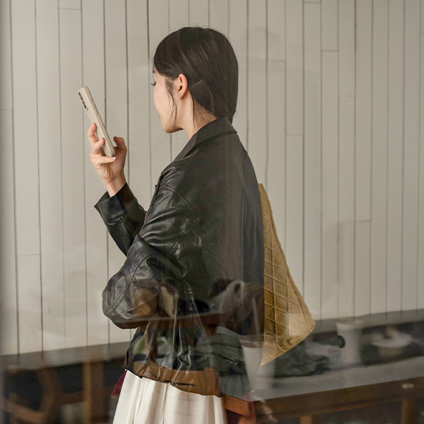 Brooklyn Flap Pocket Fake Leather Jacket