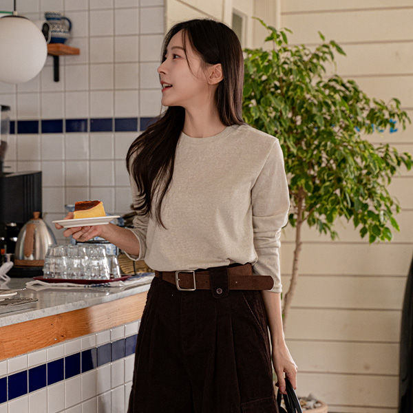 포시즌 Basic Round T-shirt