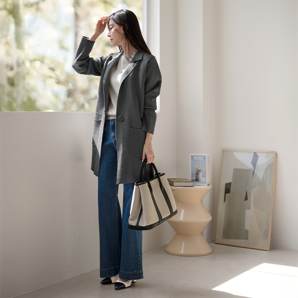 [valyou] One-ver Collar Jacket