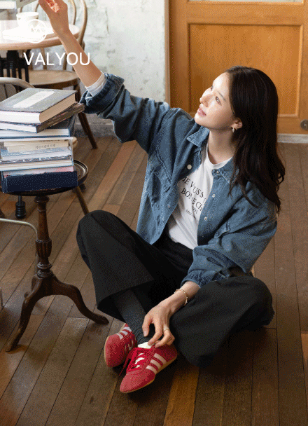 [valyou] LeTension Lettering Long-sleeved T-shirt Korea