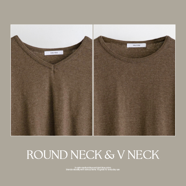 [valyou] 365 올데이 투타입 Knitwear