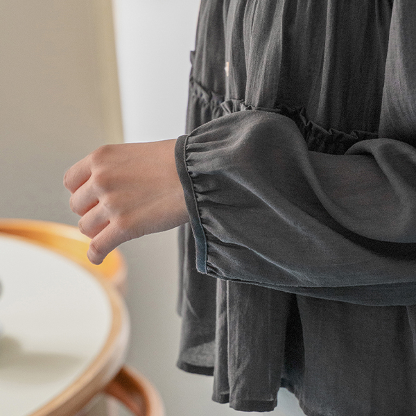 셔링 Round Wrinkles Blouse