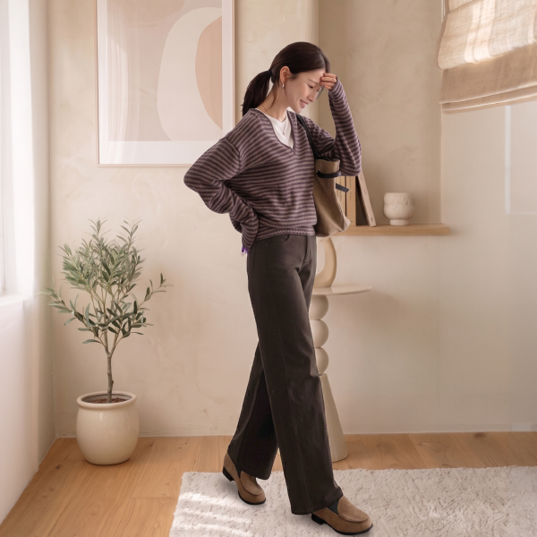 Dandy Wide Span Banding Cotton Pants