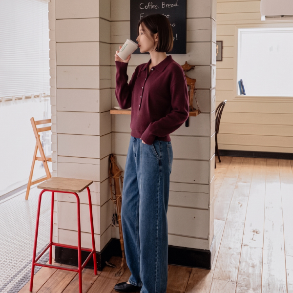 Jamie Wool Collar Knitwear