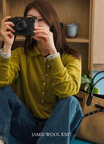 Jamie Wool Collar Knitwear Korea