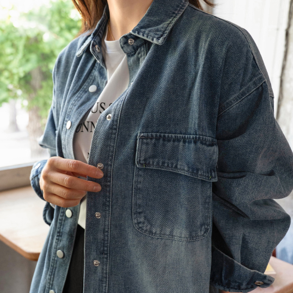 크레커 오버 Denim Shirt Jacket