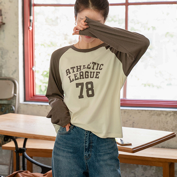 Seven Eight Raglan Long-sleeve T-shirt