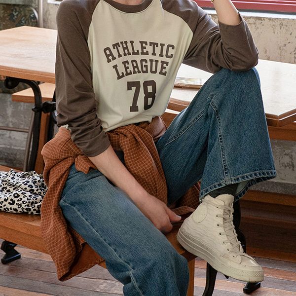 Seven Eight Raglan Long-sleeve T-shirt