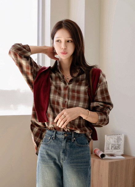 Log Check Shirt Korea