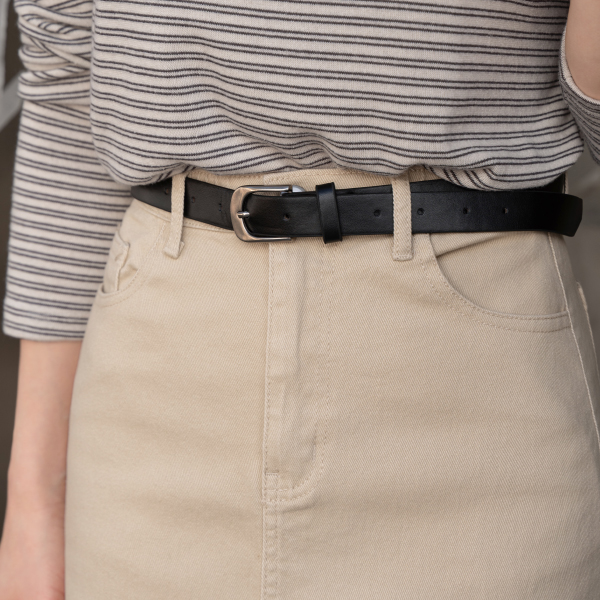 Twill Belt Skirt