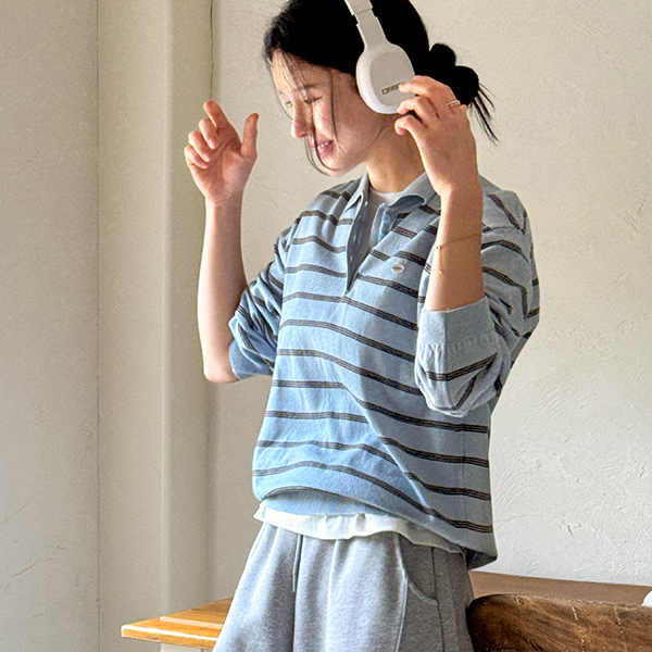 [valyou] Spring Cotton Collar Knitwear