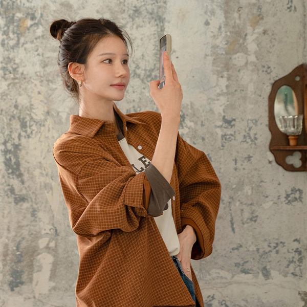 Mudiz Check Cotton Over Shirt