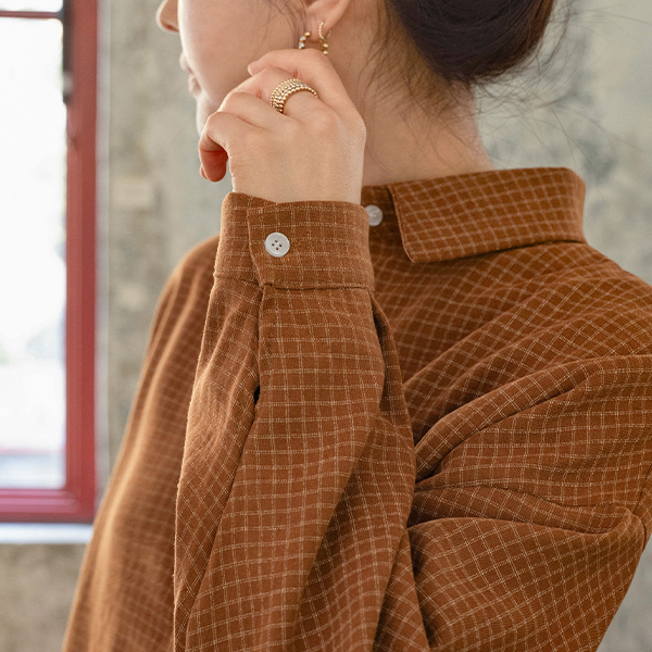 Mudiz Check Cotton Over Shirt