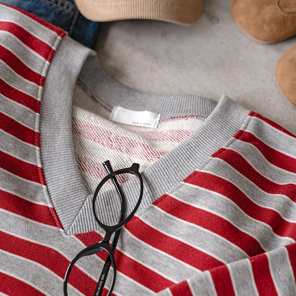 윌리 v Stripe sweatshirt
