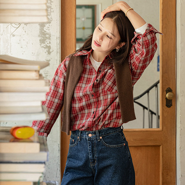 [Special Planning Price] Autumn Crescendo Check Shirt