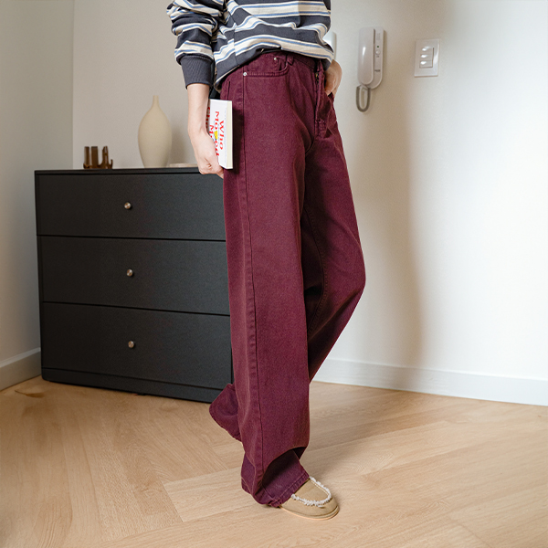 Quarter Dyeing Wide Pants