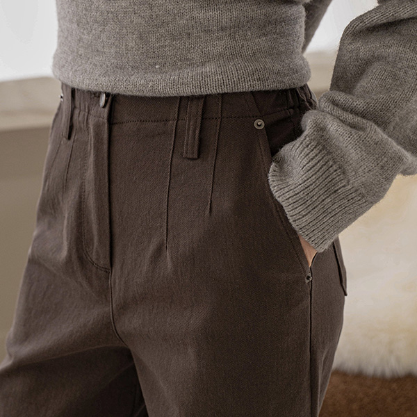 Perfect Cotton Pants 74ver (stretch straight wide)