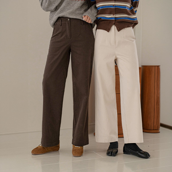 Perfect Cotton Pants 74ver (stretch straight wide)