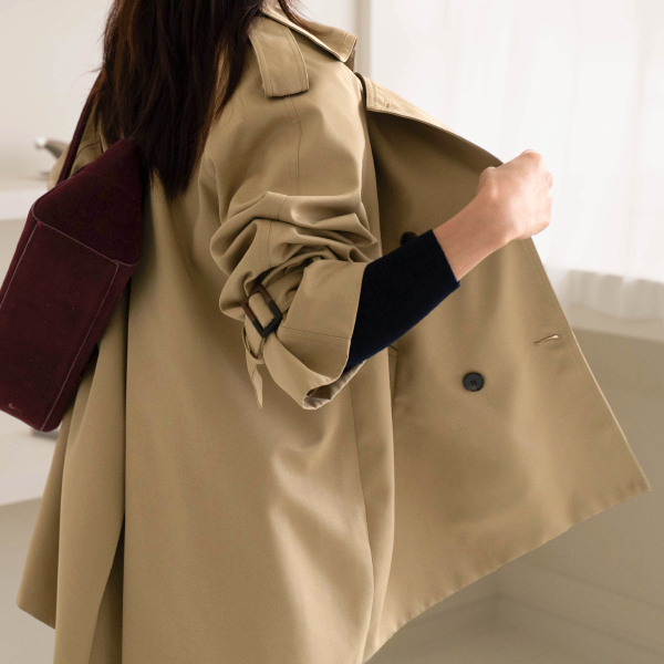 [valyou] Classic Harp Trench Jacket
