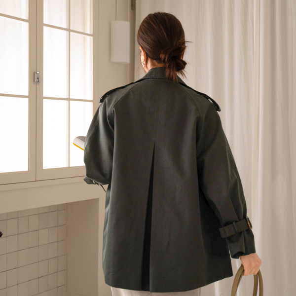 [valyou] Classic Harp Trench Jacket