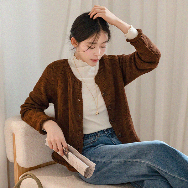 로망 트임 v Knitwear Cardigan