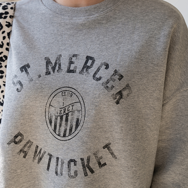 Vintage 스템핑 나염 sweatshirt