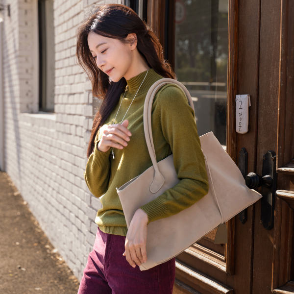 [70K cumulative sales][valyou] Soft half-turtleneck Knitwear
