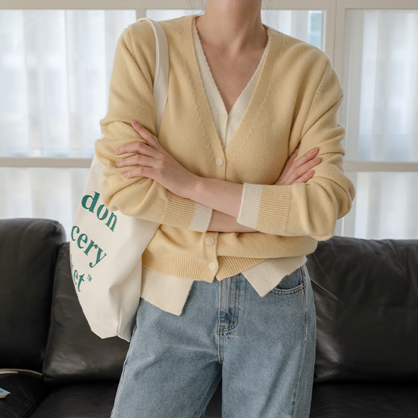 Sharyn Color Matching Layered Cardigan