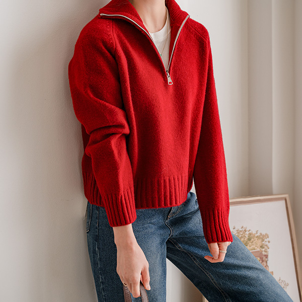 Remind Half Zip up